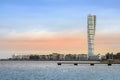 Turning Torso Building in West Harbour area of Malmo Royalty Free Stock Photo